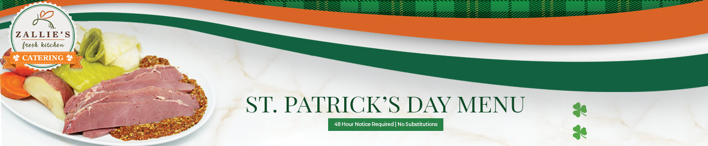 St. Patrick's Day Menu