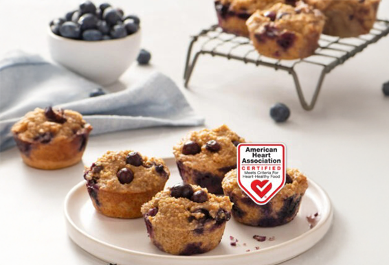 5-Ingredient Blueberry Protein Muffins