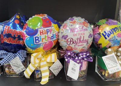 Birthday Balloon Baskets