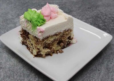 Birthday Cake on Plate