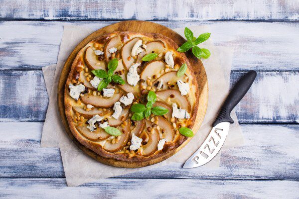 Blue Cheese Apple Walnut Pizza