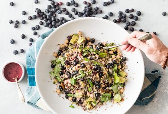 Blueberry Quinoa Power Bowl