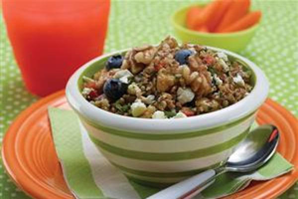 Blueberry, Veggie, and Grain Salad