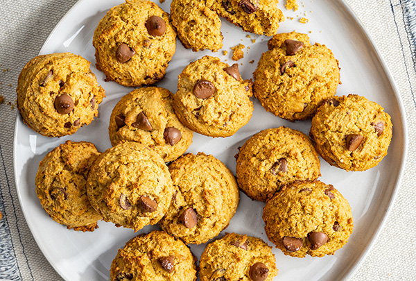 Chickpea Chocolate Cashew Cookies