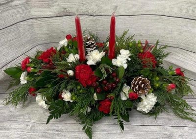 Chirstmas Table Arrangements