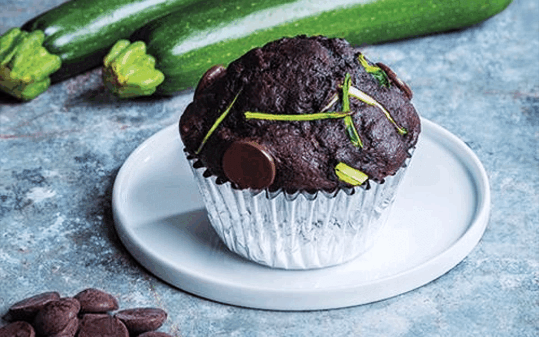 Chocolate-Zucchini Muffins