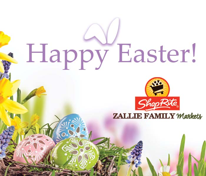Closed for Easter! Zallie Family Markets