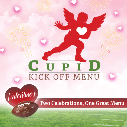 Cupid Kick Off Menu 2025