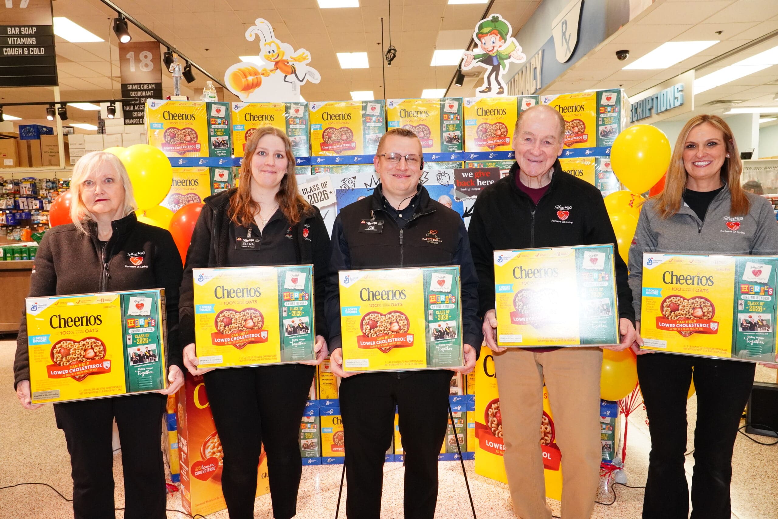 Chews Landing Cheerios Box Winners