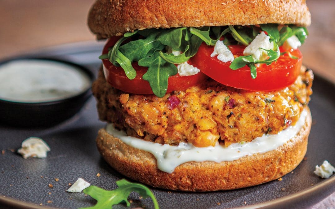 Sheet Pan Falafel Burgers