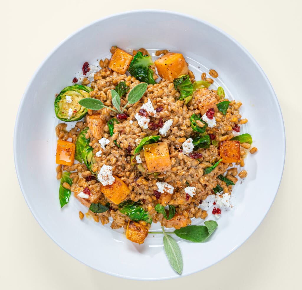Fall Harvest Farro Risotto | Zallie Family Markets