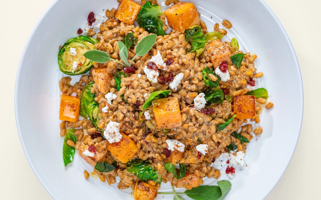 Fall Harvest Farro Risotto