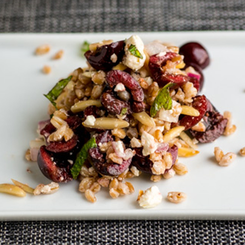 Farro-Salad-with-Fresh-Cherries Farro Salad with Fresh Cherries
