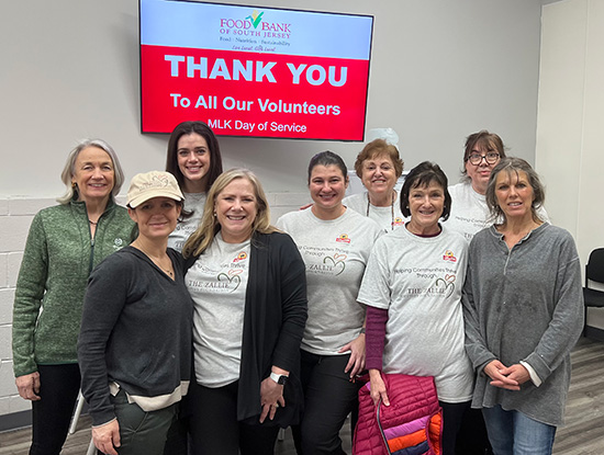 Volunteers at Food Bank of South Jersey