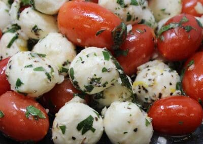 Grape Tomato Mozzarella Salad