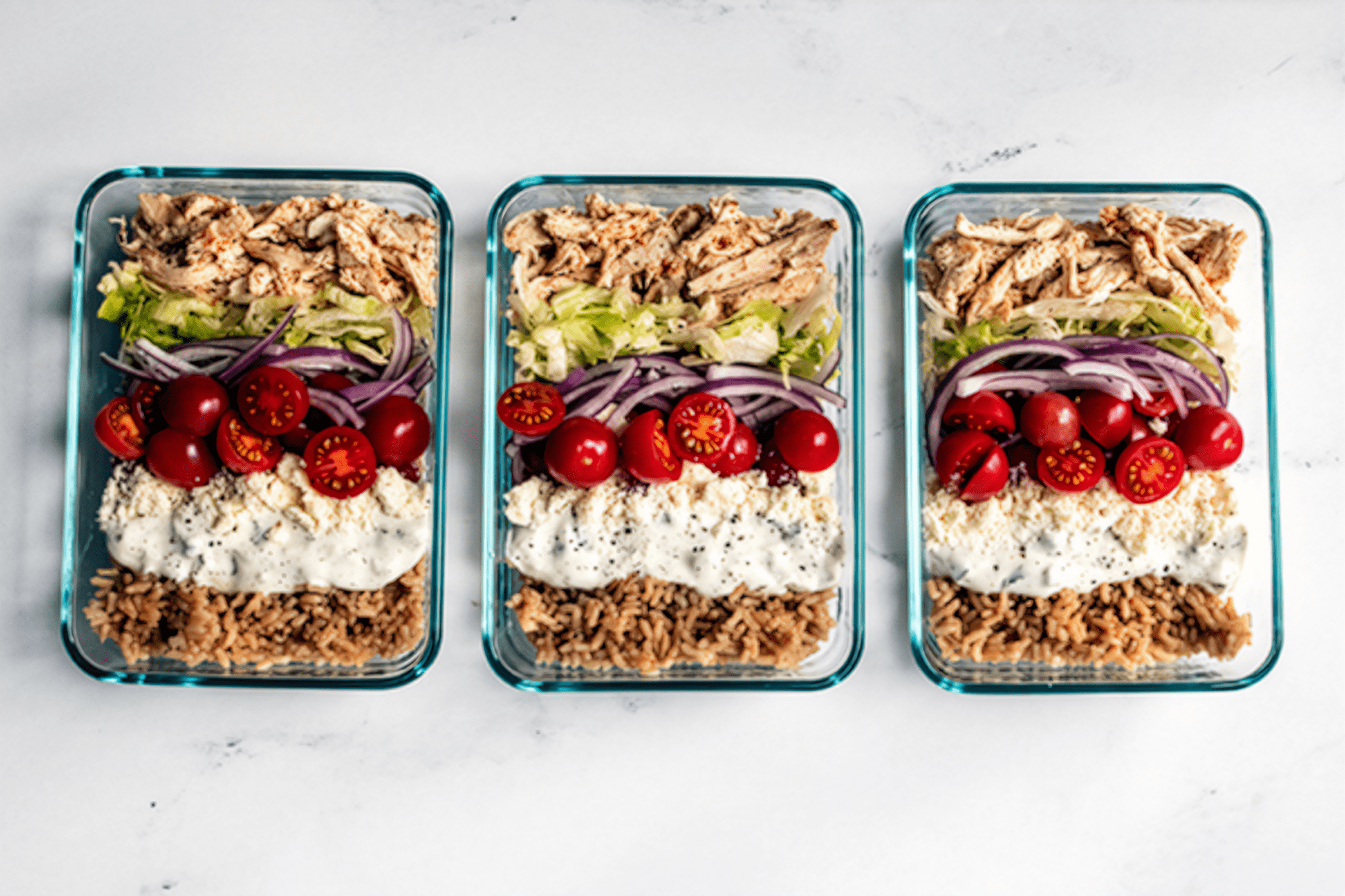 Greek Chicken Grain Bowl Meal Prep
