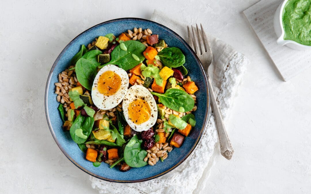 Green Goddess Grain Bowl with Soft-Boiled Egg