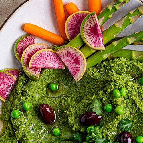 Green Greek Goddess Skordalia