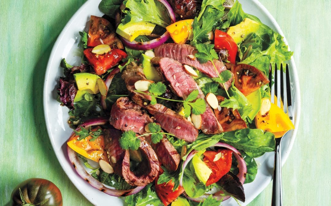 Grilled Steak Avocado Summer Salad