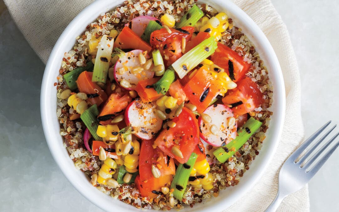 Grilled Vegetable Quinoa Bowl