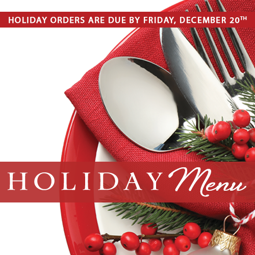 Holiday Menu 2024