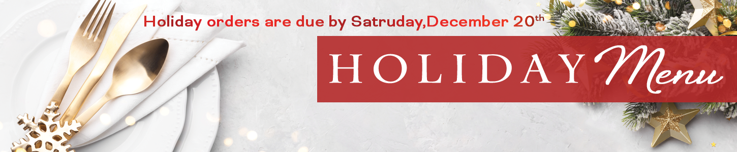 Holiday Menu 2025 Ad