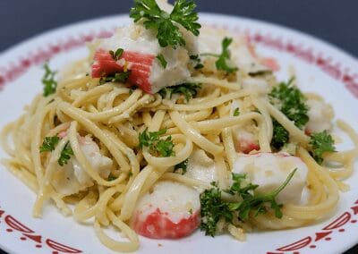 Krab Scampi and Linguini