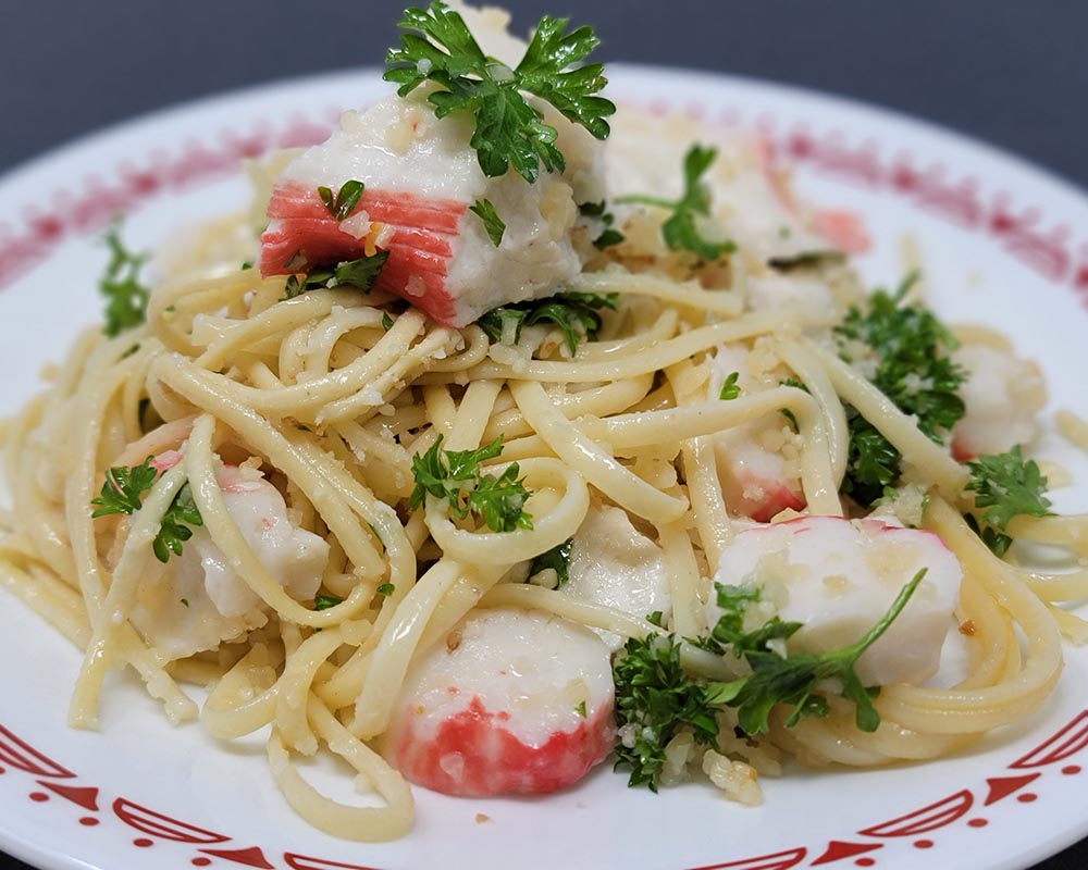 Krab Scampi and Linguini