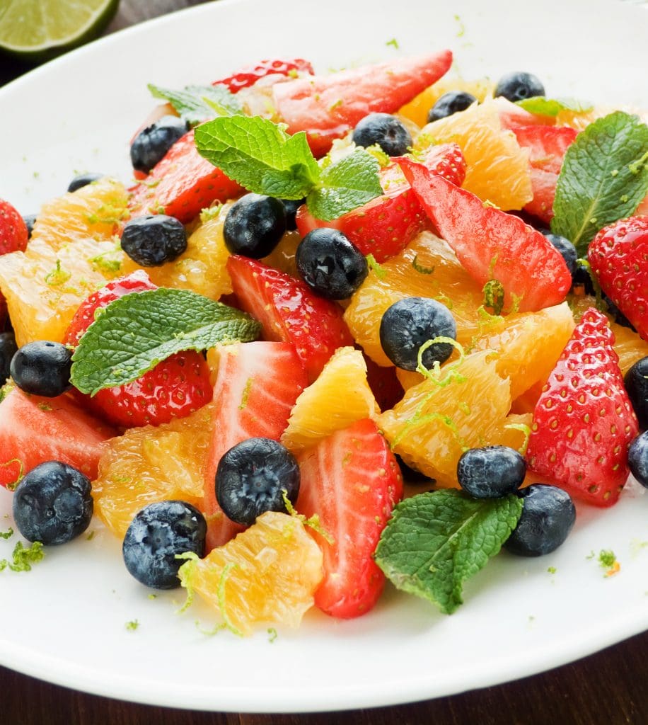 Lemon Plum & Berry Salad | Zallie Family Markets