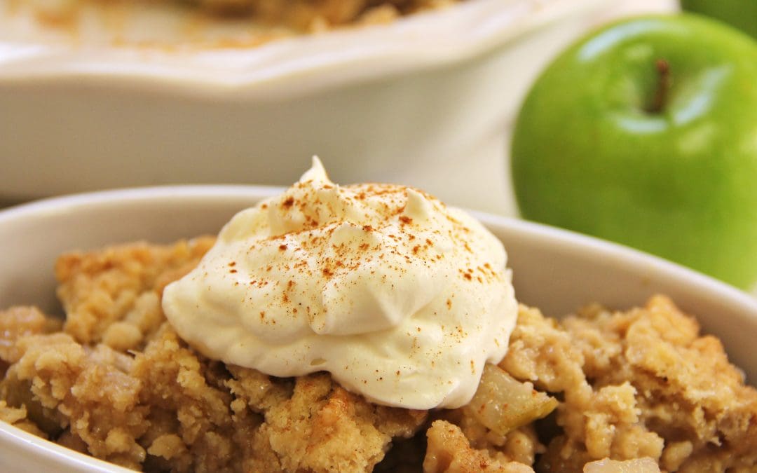 Quick Apple Crisp Bowl