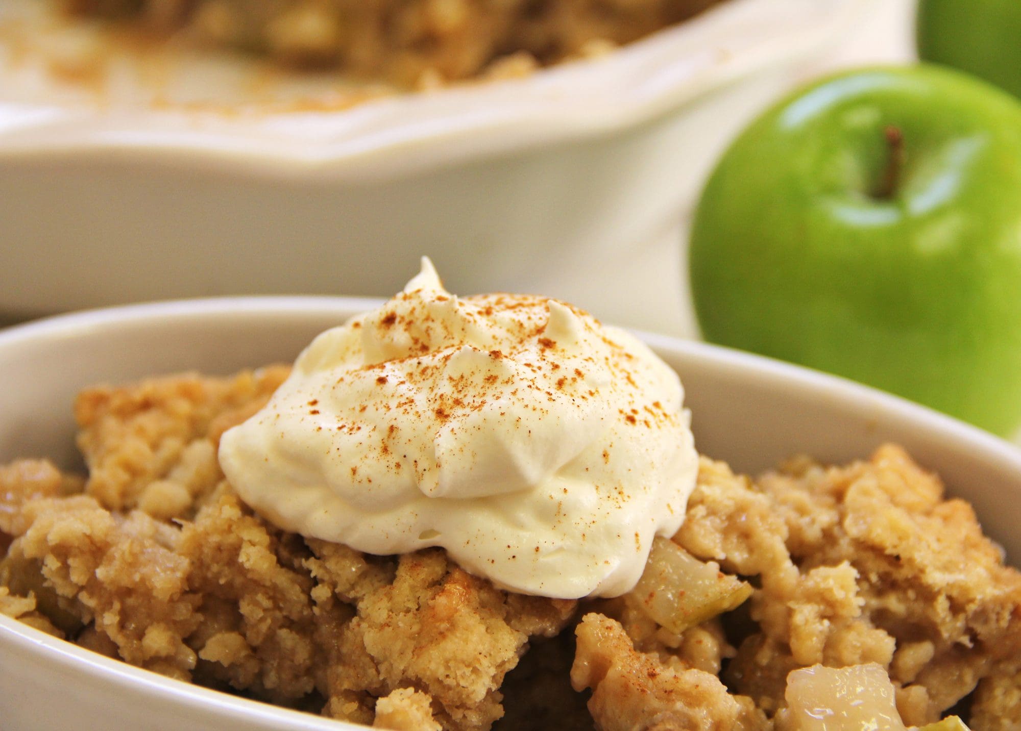 Quick Apple Crisp Bowl