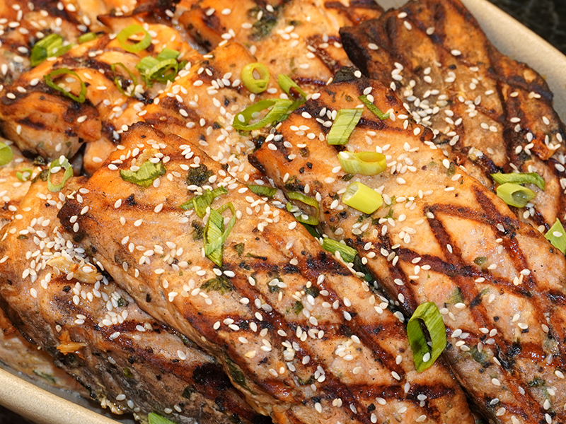 Sesame Grilled Salmon