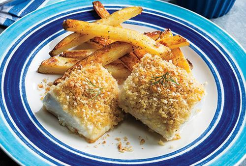 Sheet Pan Fish and Chips