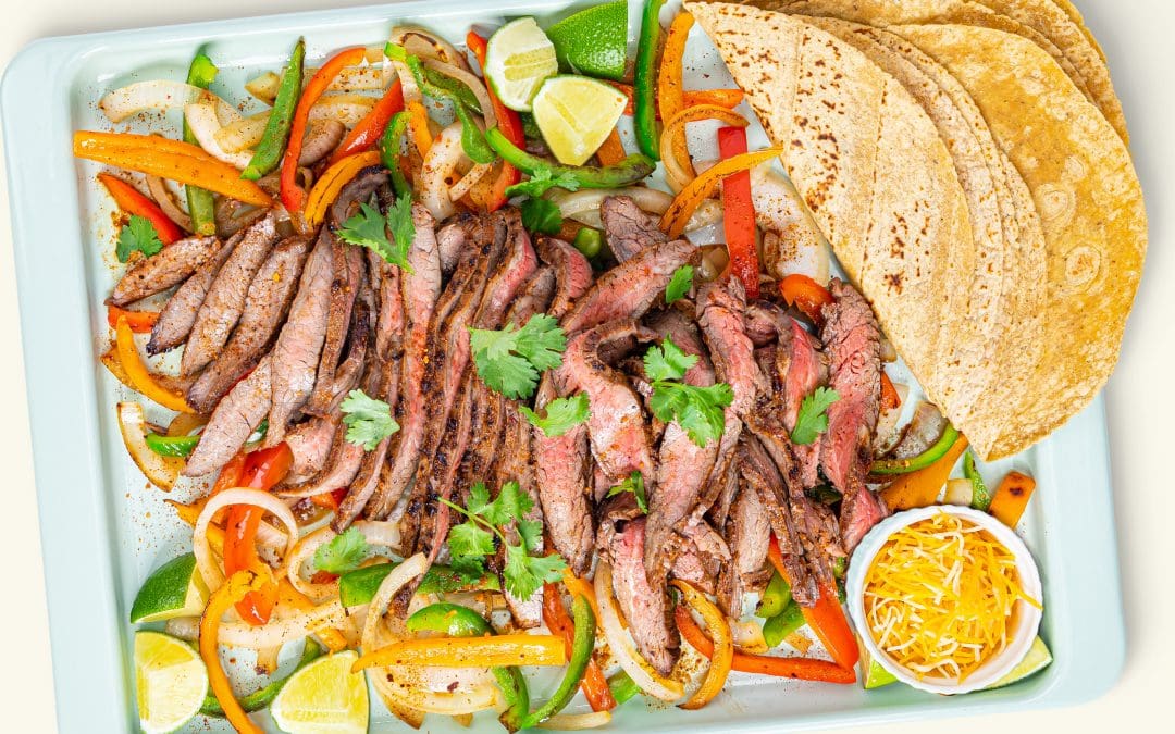 Sheet Pan Steak Fajitas