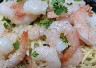 Shrimp Shrimp Scampi and Lunguini