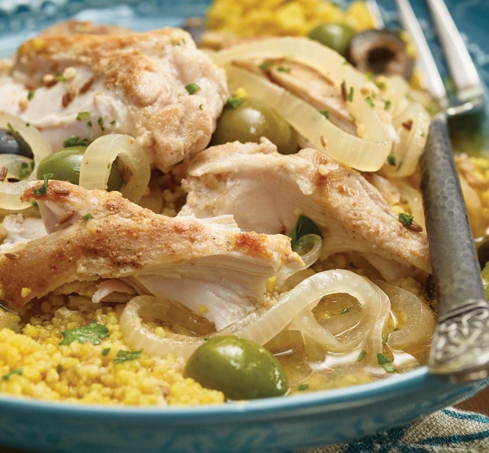 SlowCooked Chicken Thighs and Olives Zallie Family Markets