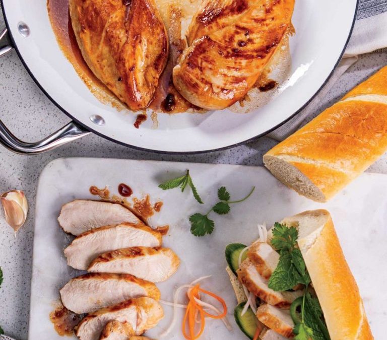 Soy-Marinated Chicken Breasts