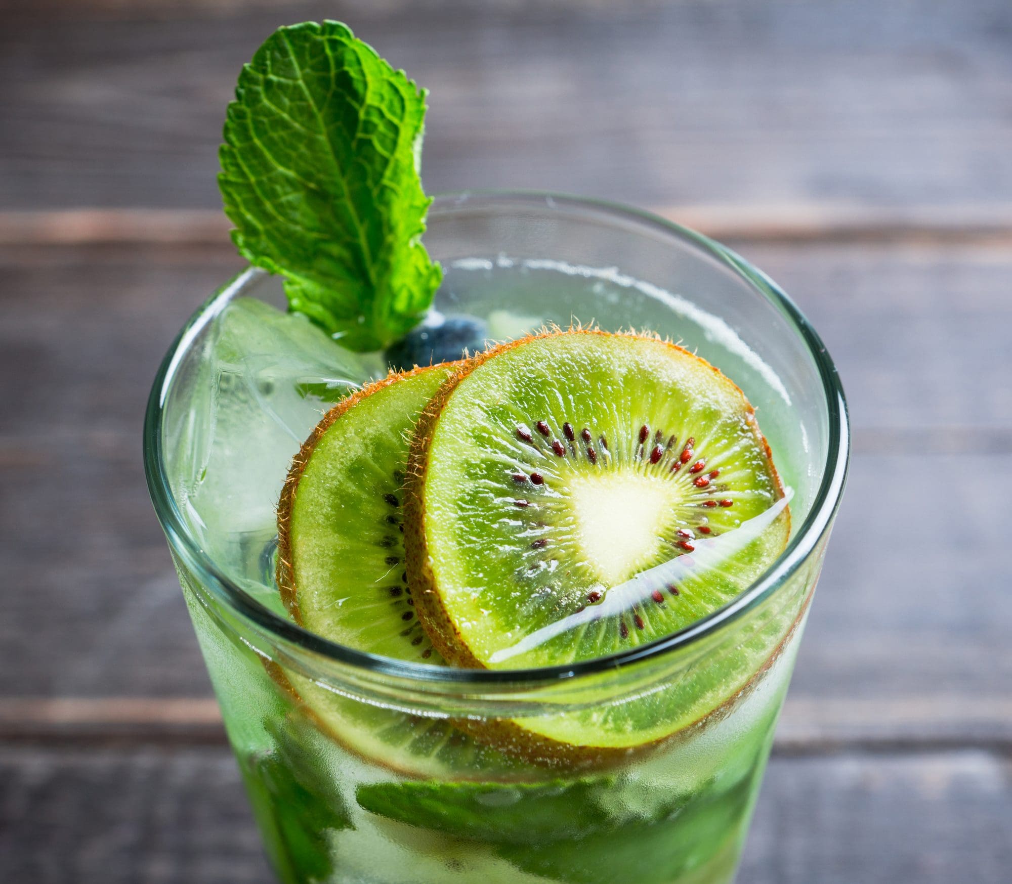 Sparkling Kiwi Lemonade