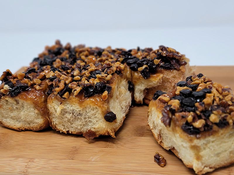 Sticky Buns with Raisins and Walnuts