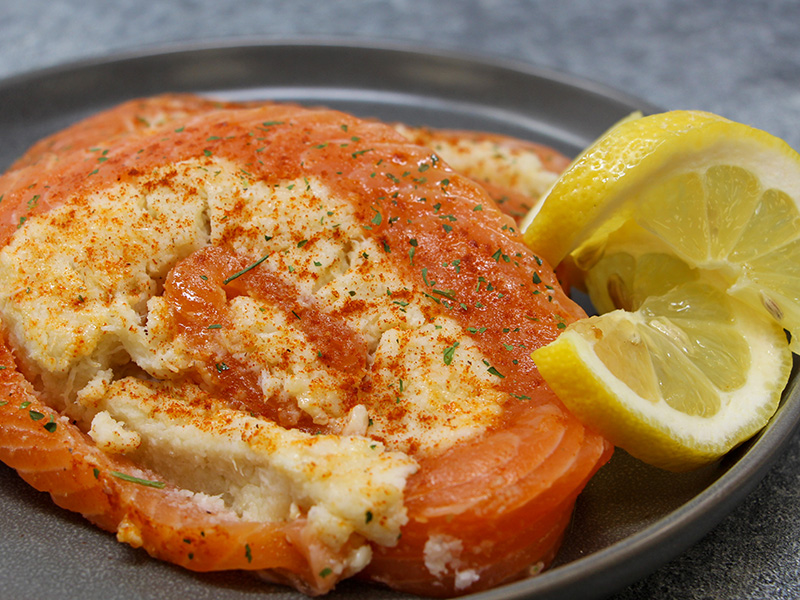 Stuffed Salmon Pinwheels