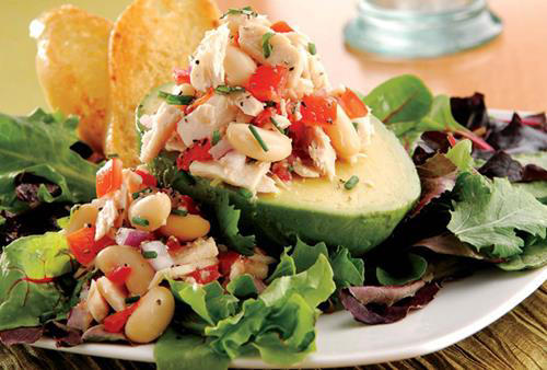 Tuscan Tuna, White Bean and Avocado Salad