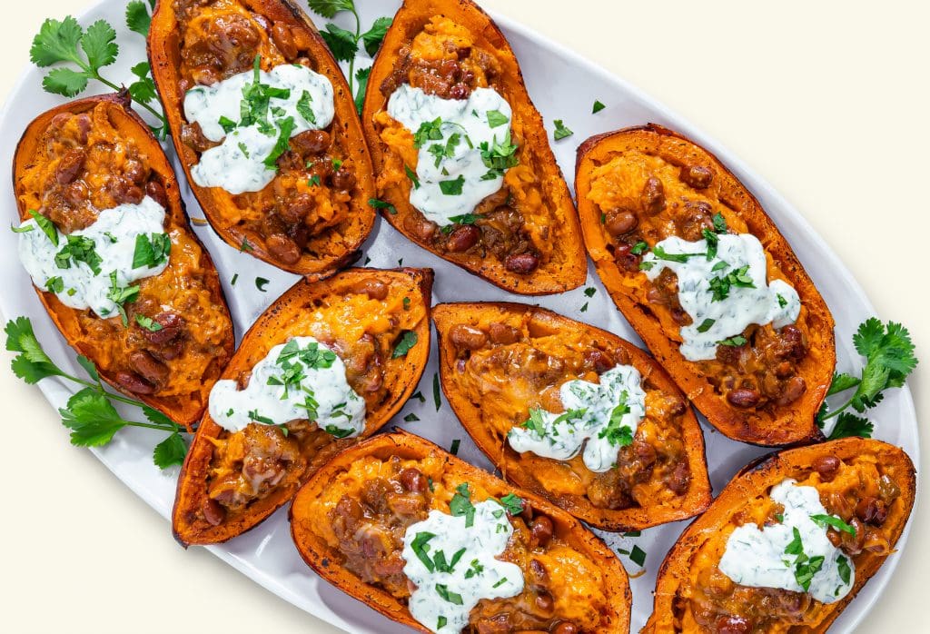Twice Baked Sweet Potato Skins | Zallie Family Markets