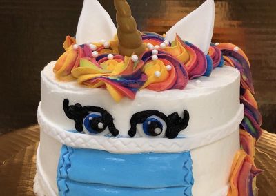 Unicorn Mask Cake