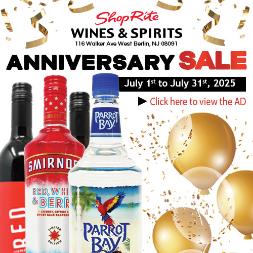 Wines & Spirits Anniversary AD July 2025