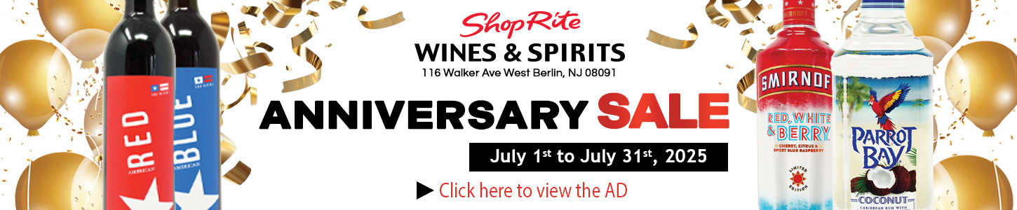 Wines & Spirits Anniversary AD July 2025