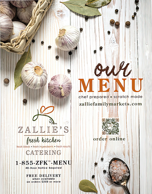 ZFK Catering Menu ZFK Catering Menu
