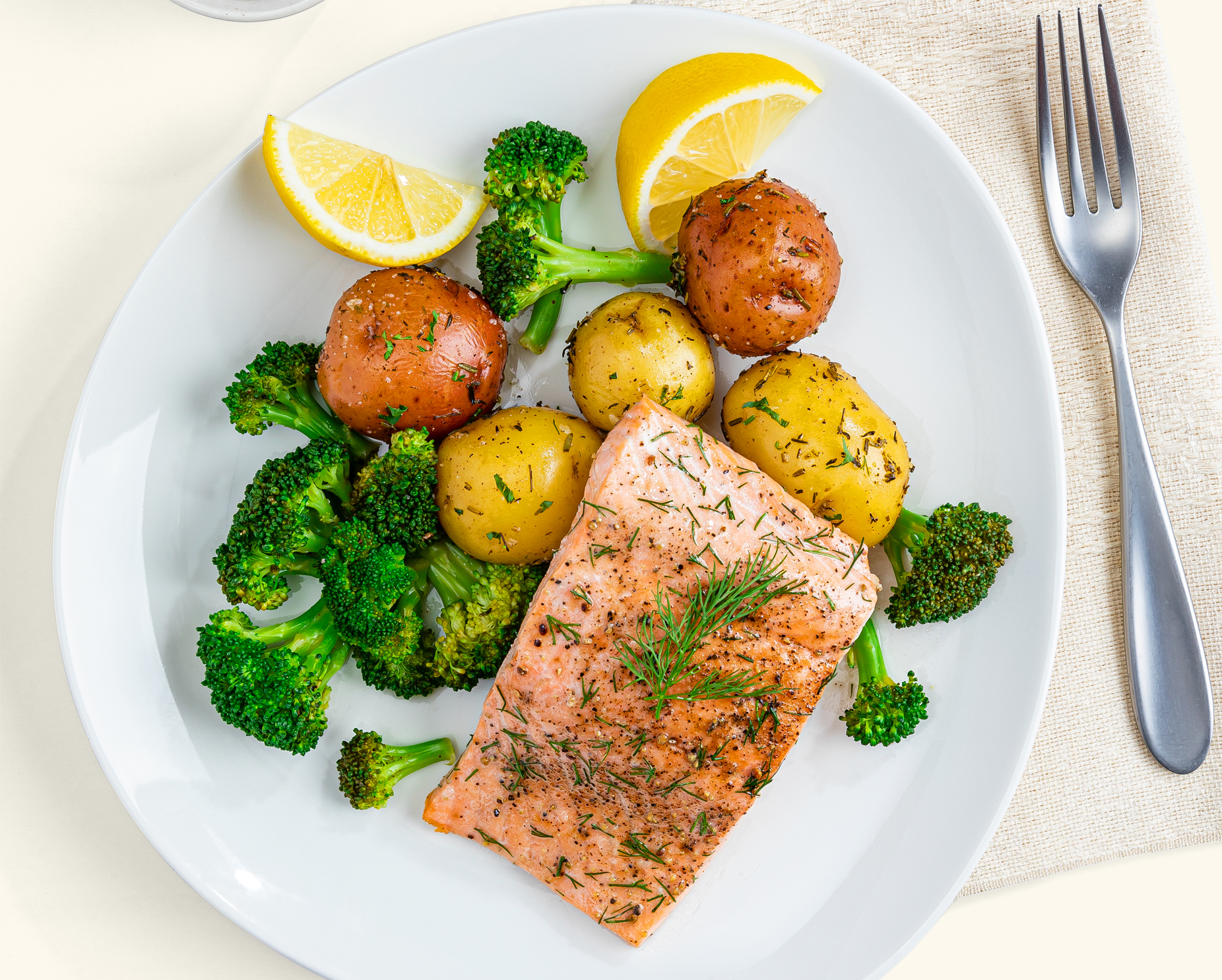 Instant Pot Herb Poached Salmon