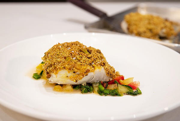 Pistachio Crusted Cod