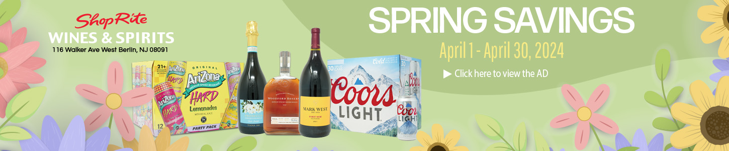 Wines & Spirits Spring Savings